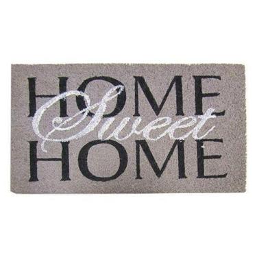 Imagem de Tapete Capacho de Fibra Emborrachado Home Sweet Home de 60X33CM CT1944