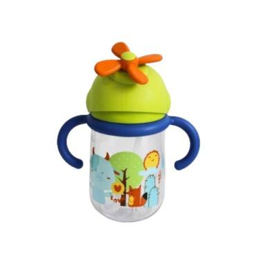 Imagem de Copo Infantil Tampa Verde 500Ml Sortido - C3b CB3739