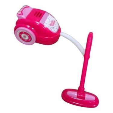 Imagem de Brinquedo Mini Aspirador De Pó Infantil Luzes Som Rosa - Importway