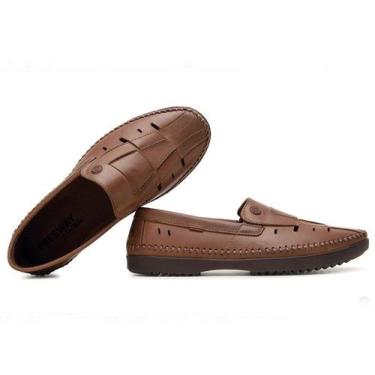 Imagem de Mocassim Couro Freeway Logan X 2 Masculino, Havana, 39