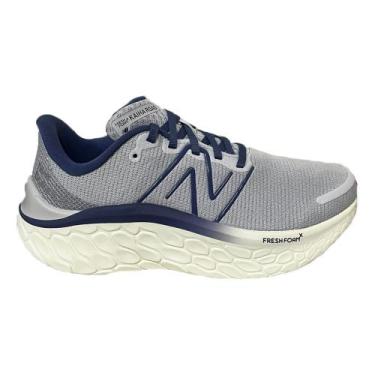 Imagem de Tênis New Balance Fresh Foam X Kaiha Road Cinza e Azul Feminino, 38