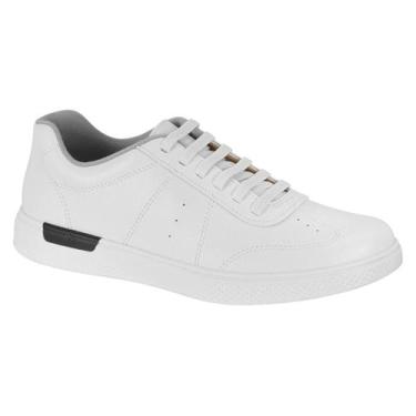 Imagem de Sapatênis Br Sports Casual Elástico Masculino, Branco, 39