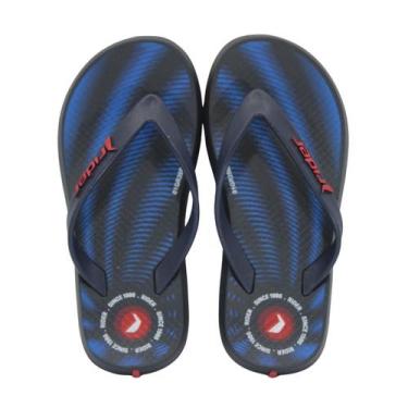 Imagem de Chinelo Infantil Rider R1 Style Azul Escuro/Vermelho, Ae, Azul, Azul e