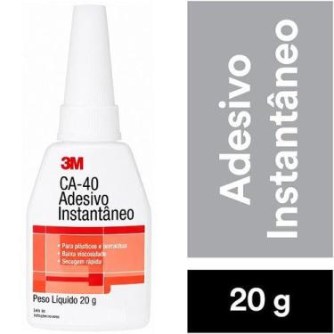 Imagem de Cola Adesivo Instantaneo 3M SCOTCH-WELD CA-40 20G