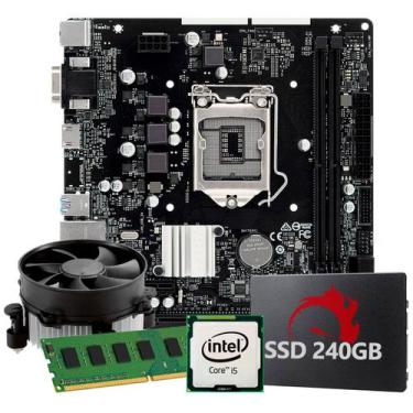 Imagem de Kit Intel, Intel Core I5 9ª Geração, 8GB RAM KINGSTON, SSD 240GB KINGS