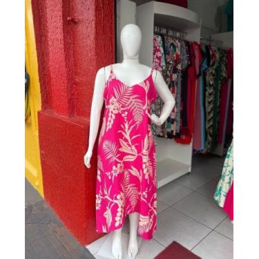 Imagem de Vestido plus size de bico - Lm modas 