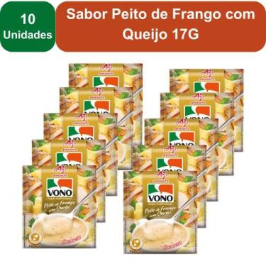 Imagem de Kit 10 Unidades Sopas Cremosas VONO Individual Sabor Peito de Frango c