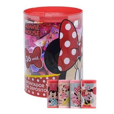 Imagem de Apontador Molin Minnie Com Deposito - Embalagem com 36 Unidades