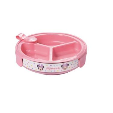 Imagem de Prato Térmico com Divisória Minnie Baby - Plasútil