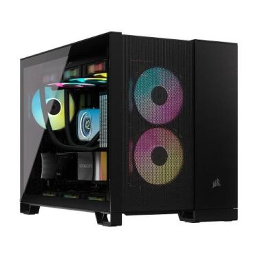 Imagem de Gabinete Gamer Corsair 2500D, Mini-Tower, M-ATX, Lateral em Vidro Temp