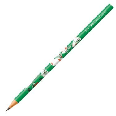 Imagem de Lápis Preto Escrever Faber Castell Grafite Escolar Decorado - Faber-Ca
