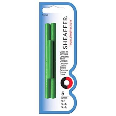 Imagem de Sheaffer Skrip Caneta-tinteiro Classic Ink Cartridge - Verde (cinco por cartão)