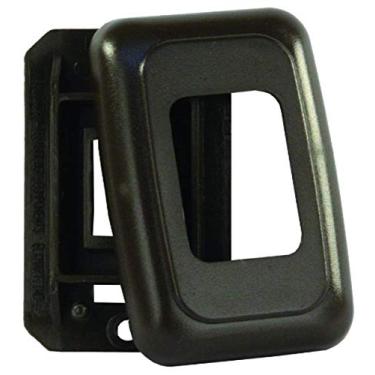 Imagem de JR Products 12195 Brown Base de interruptor único e placa de rosto