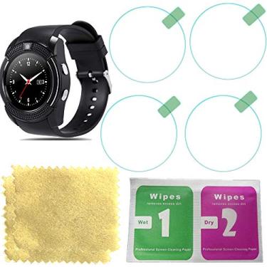 Imagem de Octelect protetor de tela de vidro temperado para iFuntecky Android Smart Watch