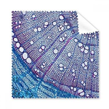 Imagem de Pano de limpeza de celular azul com estampa de células, 5 peças