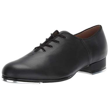 Imagem de Bloch Sapato masculino Dance Jazz de couro com sola completa, Preto, 11 Medium US