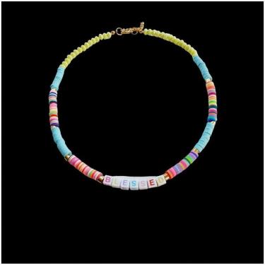 Imagem de Colar Colorido Blessed