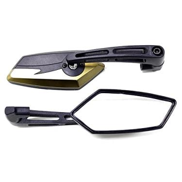 Imagem de Espelho Retrovisor Universal Thunder Honda Yamaha BMW Suzuki Dafra bronze