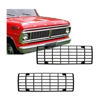 Imagem de Par Grade Dianteira F100 F350 F1000 F4000 1972 A 1986 Preta