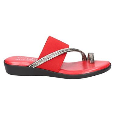 Imagem de Easy Street Sandálias de Salto Femininas, Gore vermelho, 9.5 Wide