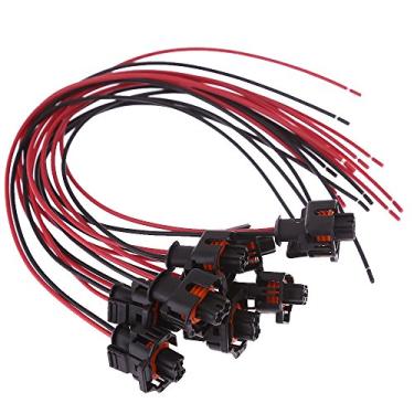 Imagem de Conector Injetor de Combustível Plugue de Arreio para 6.6L Duramax LLY, LBZ (Pacote com 8)