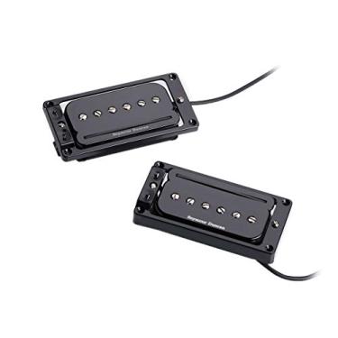 Imagem de Seymour Duncan Trilhos P 11303-03-B2 com conjunto de tiro triplo plano (topo plano) - Preto