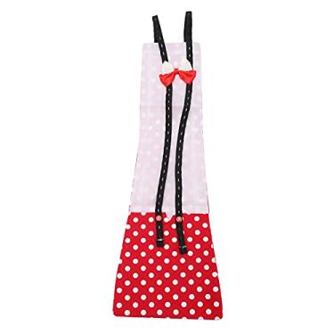 Imagem de Pssopp Poultry Diaper Pet Diaper Chicken Diapers Adjustable Poultry Cloth for Goose Duck Hen Chicken(Red and White Dot M)