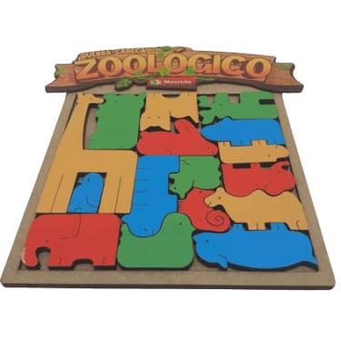 Imagem de Quebra-cabeça Zoológico Maninho
