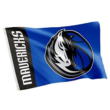 Imagem de Desert Cactus Bandeira do time Dallas Mavericks NBA National Basketball Association 100% poliéster para ambientes internos e externos 3 pés x 5 pés (nome do time)