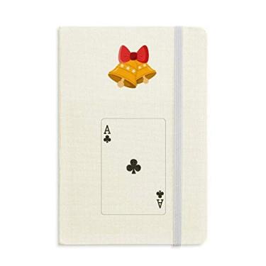 Imagem de Caderno com estampa de cartas de baralho Club A mas Jingling Bell