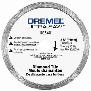 Imagem de Dremel US540-01 Lâmina de diamante de azulejo de 9,5 cm, branca