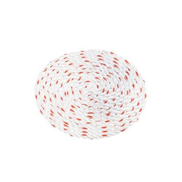 Imagem de Combo de 3 fios PolyDac Combo Utilitário e corda de reboque - Branco com trator vermelho – 3/8, 1/2, 5/8, 3/4, 1, 1-1/2, 2 polegadas Diâmetros em 10, 25, 50, 100, 250, 300, 500, 600 pés, 1/4 inch X 10 feet