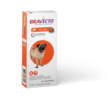 Imagem de Bravecto Antipulgas Para Cães De 4,5 A 10 Kg + Kit - Msd