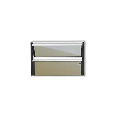 Imagem de Basculante Plus Vidro Reflex 40cm x 60cm Brimak Mix Preto