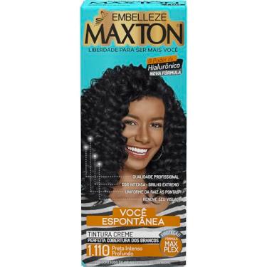 Imagem de Embelleze Tinta De Cabelo Maxton Preto Intenso Profundo 1.110 Espontânea