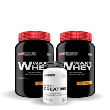 Imagem de Kit 2x Waxy Whey 900g + Power Creatina 100g - Bodybuilders (Paçoca)