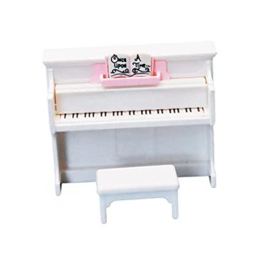 Piano Teclado Infantil Acústico de calda madeira branco em Promoção na  Americanas