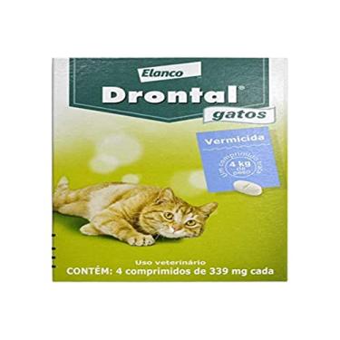 Imagem de Vermífugo Bayer Drontal para Gatos de até 4kg - 4 Comprimidos
