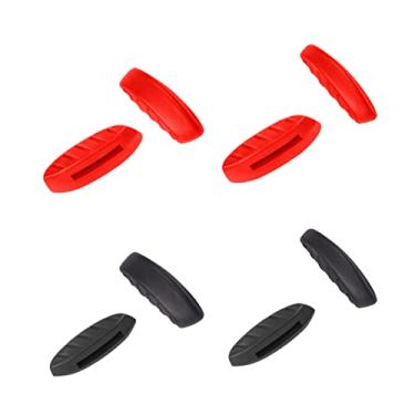 Imagem de Mryok 2 pares de almofadas de nariz de substituição para óculos de sol Oakley Clifden OO9440 - vermelho e preto