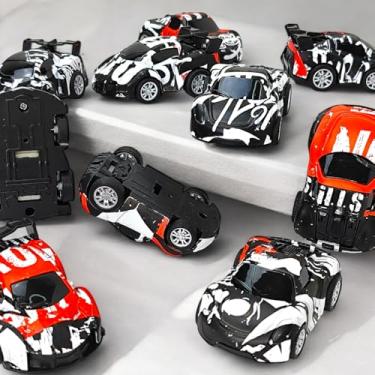 Imagem de 20 Carrinhos de Fricção Metal, Carros de Corrida Miniatura, Brinquedos Dia das Crianças Menino, Coleção