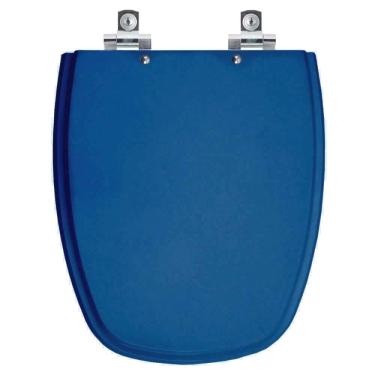 Imagem de Assento Sanitário Soft Close Monte Carlo Azul para vaso Deca