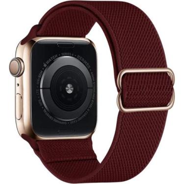 Imagem de Pulseira Nylon Solo Confortável Compatível com Apple Watch - Baú do Vi