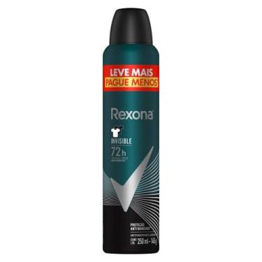 Imagem de Antitranspirante Aerosol Rexona Men Invisible 250ml