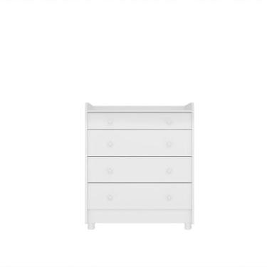 Imagem de Cômoda/Trocador Doce Sonho Branco 2523 - Qmovi - LM DECOR