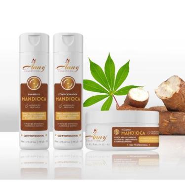 Imagem de Kit Mandioca Anny Cosméticos (Shampoo + Condicionador + Máscara) - Ann