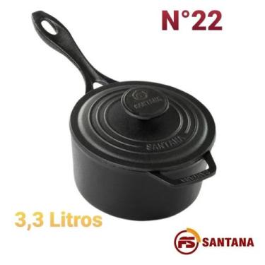 Imagem de Panela Cabo De Ferro N22 P/ fogão A Gás , Lenha e Cooktop Indução - Sa