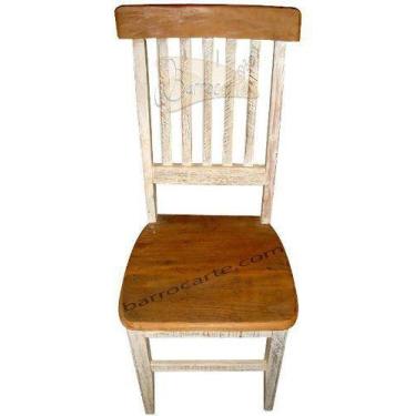 Imagem de Cadeira Rústica Paris Em Madeira De Demolição - Cód 257 - Barrocarte
