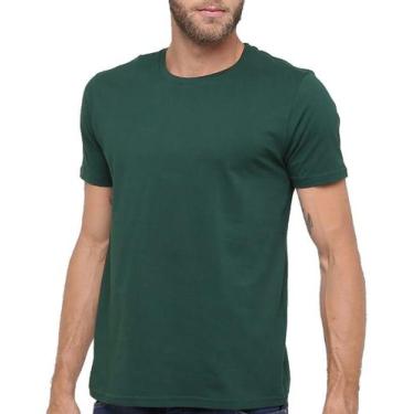 Imagem de Camiseta Masculina Algodão Básica Camisa Atacado 30.1  Lisa - Vesttuar