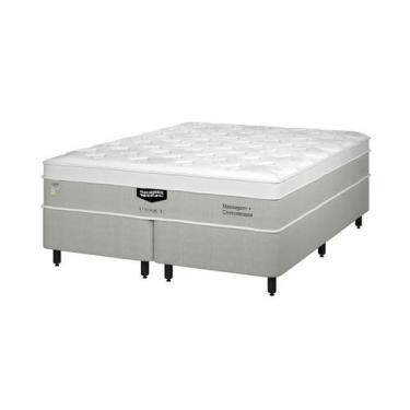 Imagem de Colchão plumatex massageant 32x198x158 queen size