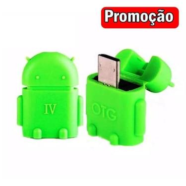 Imagem de Adaptador USB x Micro USB Android OTG V8 - sungift com.exp.e imp.ltda 